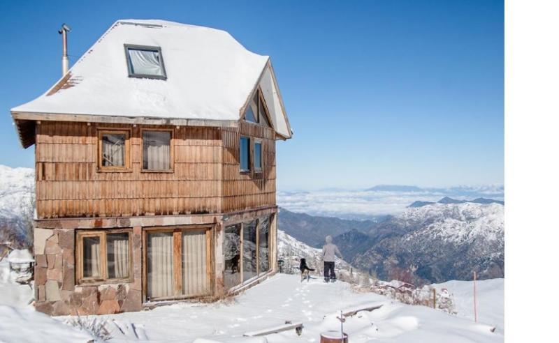 Cordillera Hostel Farellones Bagian luar foto