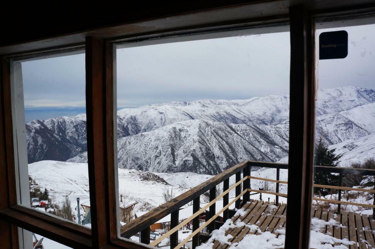Cordillera Hostel Farellones Bagian luar foto